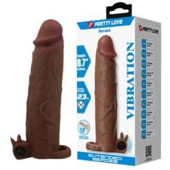 PRETTY LOVE - XERXES VIBRANTE PER PENE, 22 CM Ø 4,5 CM, MARRONE