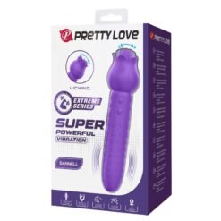 Alternative view of PRETTY LOVE - VIBRATORE RICARICABILE DANNELL PER STIMOLAZIONE ORALE E CLITORIDEA, VIOLA