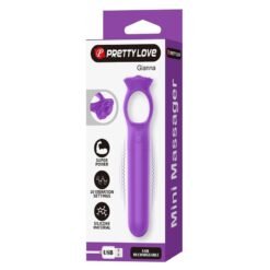 Alternative view of PRETTY LOVE - GIANA MINI MASSAGGIATORE VIBRANTE RICARICABILE VIOLA