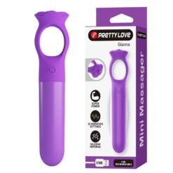 PRETTY LOVE - GIANA MINI MASSAGGIATORE VIBRANTE RICARICABILE VIOLA