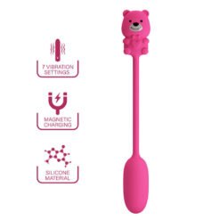 PRETTY LOVE - VIBRATORE A PROIETTILE RICARICABILE OLSON CON TELECOMANDO CABLATO ROSA