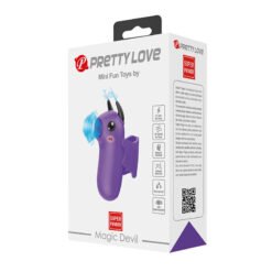 Alternative view of PRETTY LOVE - MAGIC DEVIL - STIMOLATORE DA DITO RICARICABILE VIOLA