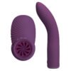 PRETTY LOVE - VIBRATORE RICARICABILE KISSELL 10 FUNZIONI VIOLA