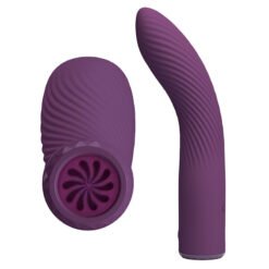 PRETTY LOVE - VIBRATORE RICARICABILE KISSELL 10 FUNZIONI VIOLA