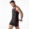 LOCKER GEAR - CANOTTA CON ACCESSO MILITARE COMPLETO ROSSA L