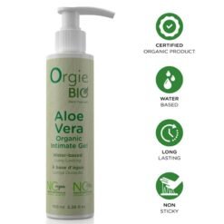 ORGIE - GEL INTIMO BIOLOGICO A BASE DE ACQUA ALL'ALOE VERA 100 ML