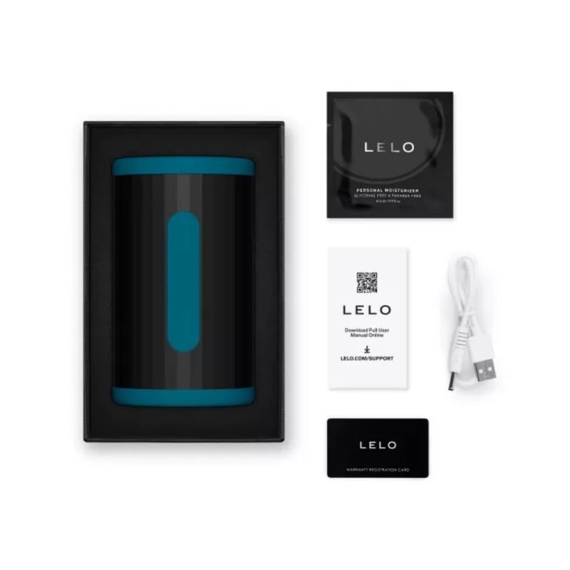 LELO - F2S DOPPIO STROPULSORE MASCHILE SONICO CON DOPPIA STIMOLAZIONE SONICA, COLORE TEAL - immagine 3