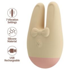 ROMANCE - STIMOLATORE ESTERNO BUNNY CON 7 MODALITÀ DI VIBRAZIONE