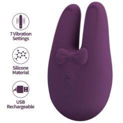 ROMANCE - STIMOLATORE ESTERNO BUNNY CON 7 MODALITÀ DI VIBRAZIONE