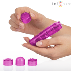 Alternative view of INTENSO - MINI MASSAGGIATORE KURT CON 4 TESTINE INTERCAMBIABILI ROSA
