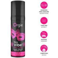 ORGIE - VIBRAZIONI SEXY! ORGASMO INTENSO SENSAZIONI MULTIPLE GEL INTIMO 15 ML