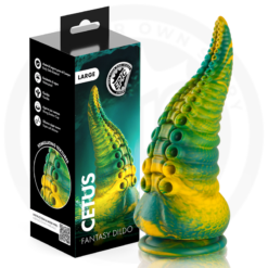 EPIC - DILDO CON TENTACOLI VERDI DI CETUS, TAGLIA GRANDE