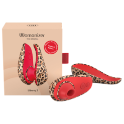 Alternative view of WOMANIZER - LIBERTY 2 STIMOLATORE CLITORIDEO A SUZIONE 8 LIVELLI DI INTENSITÀ STAMPA LEOPARDATA